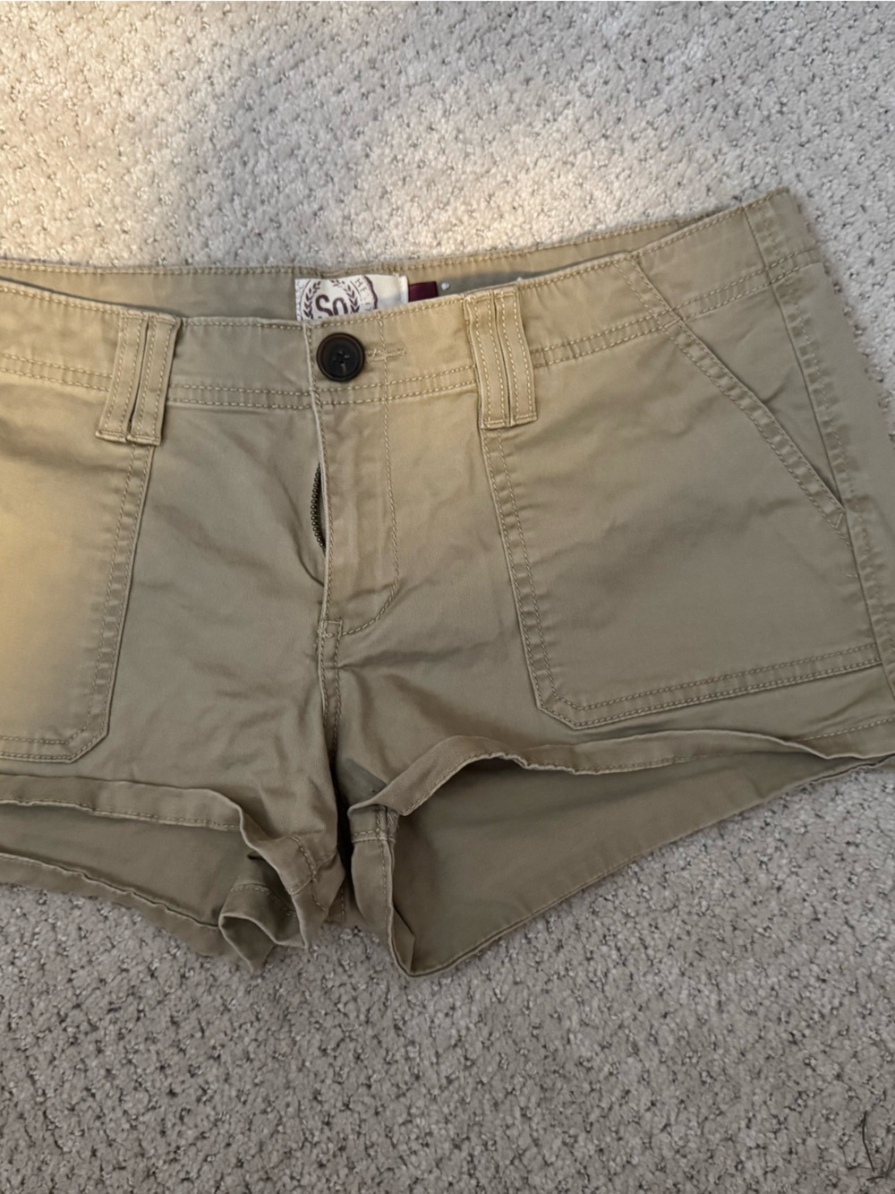 SO Women's Tan Bermuda Shorts